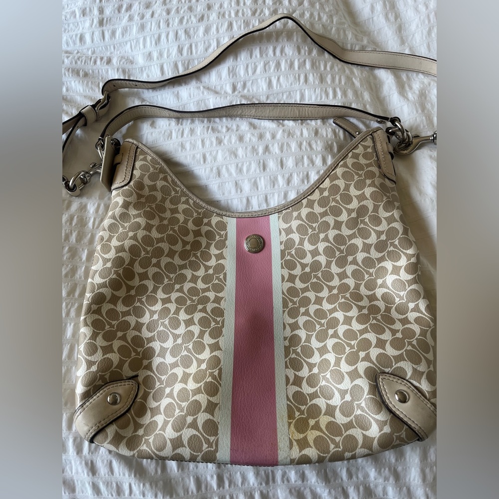 Coach leather purse